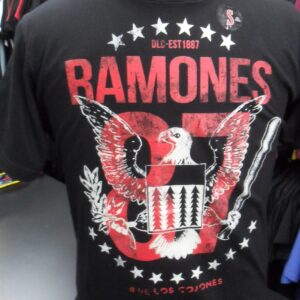 RAMONES - ESCUDO VINTAGE NEGRO